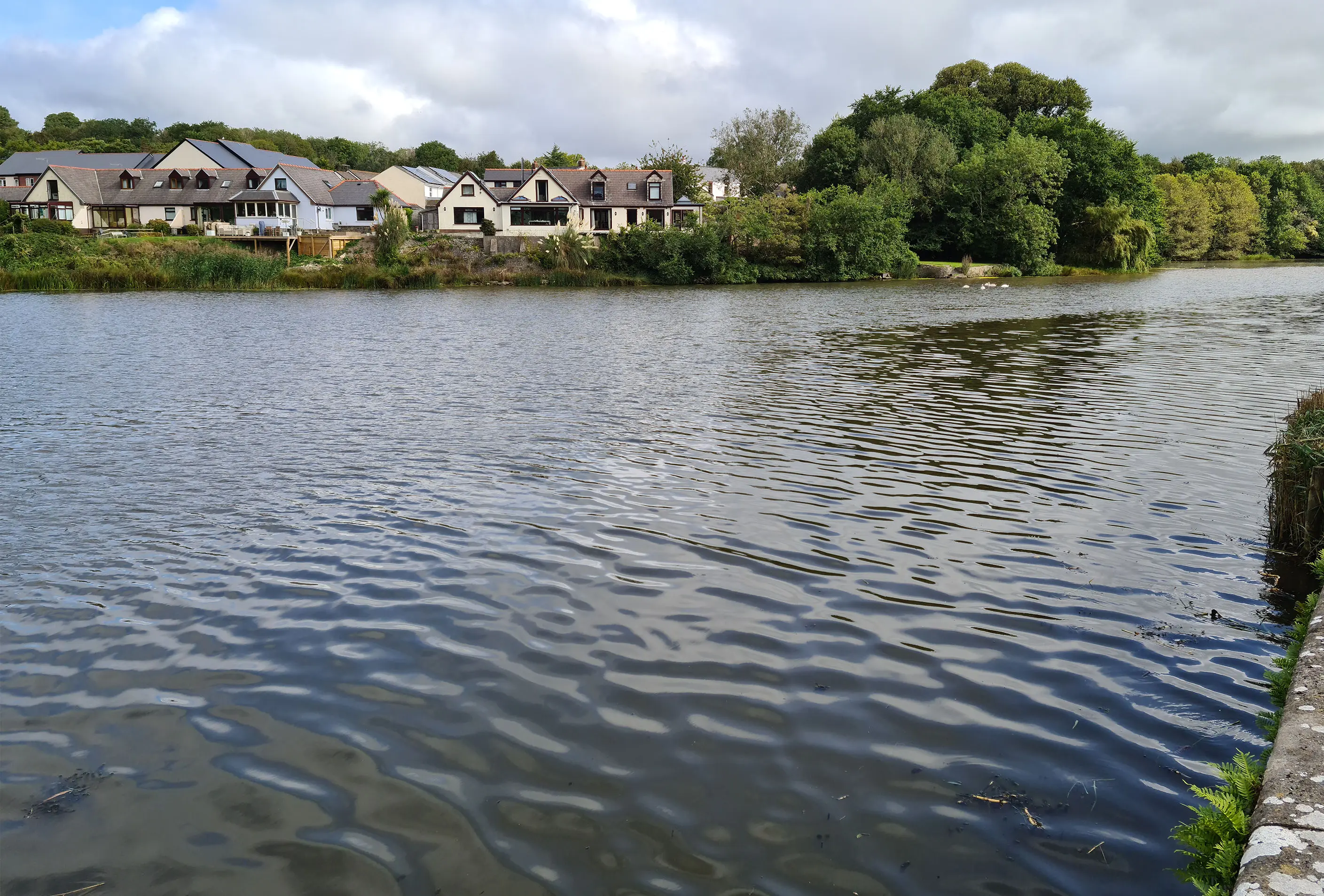 National Trust waterway following algae removal