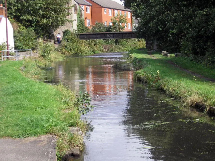 Swansea Canal following algae and debris removal